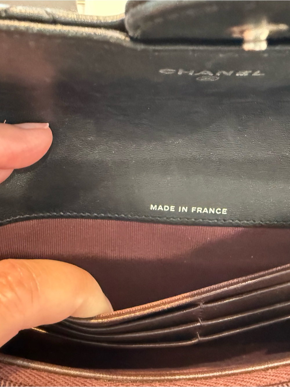 CHANEL Black Quilted Leather Wallet Clutch with Silver CC - Picture 5 of 7